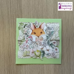 Lisek - Kartka 13,5 x 13,5 cm